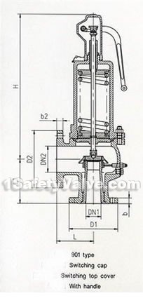 901 DIN safety valve constructral diagram