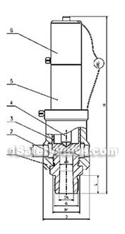 AQ-20 air compressor safety valve constructral diagram