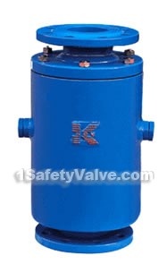 Explosion wave proof safety valves