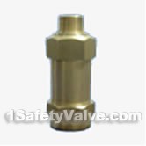 Freezer-used safety valves