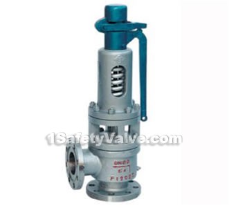 High temperature and pressure fall lift safety valves