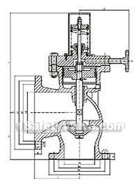 A49H-40 main safety valve constructral diagram