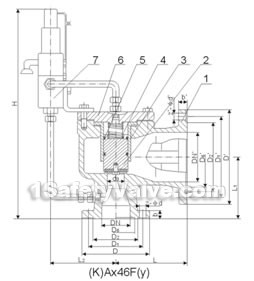 pilot safety valve constructral diagram