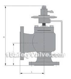 Safety decompression valve constructral diagram