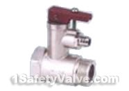 Water heater safety valves